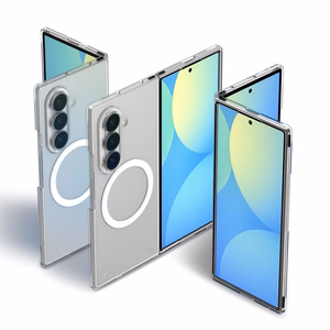 Spigen AirSkin MagFit ümbris mudelile Samsung Galaxy Z Fold 8 Ultra – läbipaistev ja valge