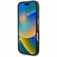 GUESS ümbris jaoks IPHONE 16 compatible with MagSafe GUHMP16SHG4PRTGK (IML Metal Glitter 4G Circle Triangle) must