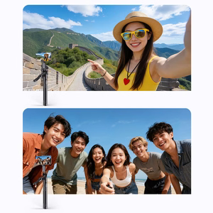 Selfipulk Orico SPN185 1/4 tolli statiiv telefoni kaamerale 360 kraadi pööramisega Bluetooth 5.2 - must