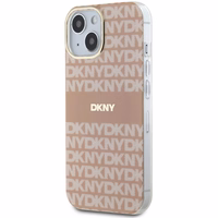 DKNY IML Mono & Stripe MagSafe ümbris jaoks iPhone 15 / 14 / 13 - roosa