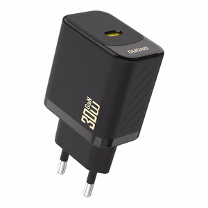 Dudao A27P 30W PD GaN USB-C Wall Laadija - must