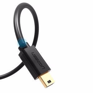 Ugreen USB - mini USB kaabel 480 Mbps 3 m must (US132 10386)