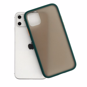 Vennus Color Button Bumper jaoks Samsung Galaxy S21 Plus Roheline
