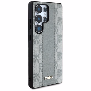 DKNY Leather Checkered Pattern MagSafe Ümbris jaoks Samsung Galaxy S25 Ultra - Hall