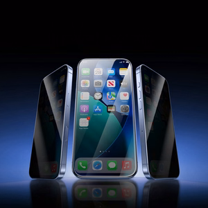 Rock karastatud klaas Privacy täielik kate antistaatiline iPhone 17 Pro jaoks