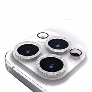 Case-Mate Sparkle Lens Protector kaameraobjektiivide kaitseklaas seadmele iPhone 15 Pro / 15 Pro Max, Twinkle mustriga
