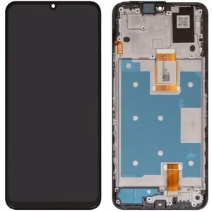 Huawei Honor X7a originaalne musta raamiga ekraanimoodul koos puutepaneeliga (ORG)