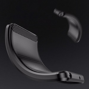 Carbon Ümbris jaoks Realme 10 5G / Realme 9i 5G Flexible Silicone Carbon Cover must