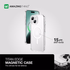 Amazing Thing Titan Edge Mag Ümbris 15FT IP156.7TEMCL jaoks Iphone 15 Plus läbipaistev