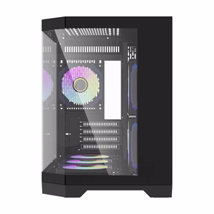 Darflash FT418 computer ümbris + 6 aRGB fans (must)