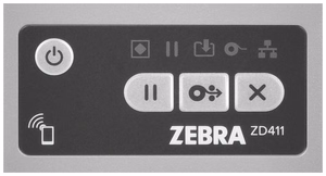 Принтер этикеток Zebra ZD411 Direct thermal 203 x 203 DPI 152 mm/sec Wired & Wireless Bluetooth