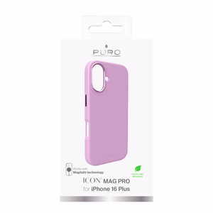 Puro Icon Mag Pro MagSafe Silicone Ümbris jaoks iPhone 16 Plus - Roosa