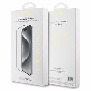 Guess Screen Protector 2.5D Outline Tempered Glass for iPhone 16 Pro Max
