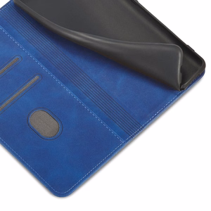 Magnet Fancy Ümbris jaoks Samsung Galaxy S23 Ultra Cover with Flip Wallet Stand sinine