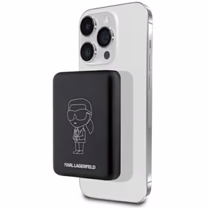 Karl Lagerfeld Ikonik MagSafe 5W 3000mAh Inductive Akupank - must
