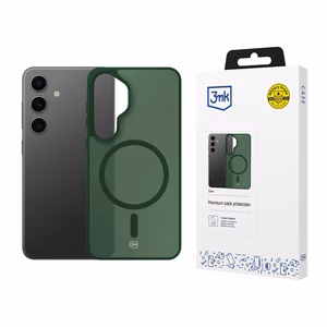 3mk Smoke MagCase Samsung Galaxy S24 jaoks roheline-poolläbipaistev