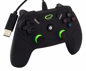 Esperanza EGG110K mängukontroller Gamepad PC, Playstation 3 analoog / digitaal USB 2.0 must