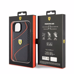 Ferrari FEHCP15SPTWK iPhone 15 6.1" must/must hardcase Twist Metal Logo