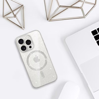 Glitter Magsafe Ümbris jaoks Iphone 16e läbipaistev