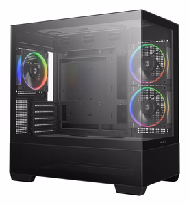 Корпус DeepCool CG380 3F Midi Tower, черный