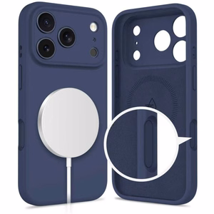 Tech-Protect Silicone MagSafe Ümbris jaoks iPhone 17 Pro - Navy sinine
