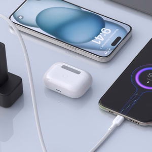 Dudao L9T 5A USB-A - USB-C Kaabel 1m - valge