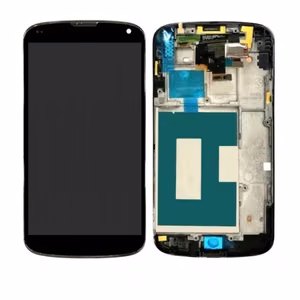 LCD ekraan ühilduv LG E960 Nexus 4 raamiga must HQ