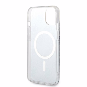 Set Guess GUBPP14MH4EACSB Ümbris+ Charger iPhone 14 Plus 6.7" sinine/sinine hard ümbris 4G Print MagSafe