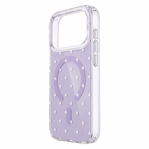 Bubble Dots Mag чехол для iphone 16 6,1", фиолетовый