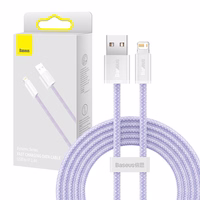 Baseus Dynamic kaabel USB to Lightning, 2.4A, 2m (Purple)