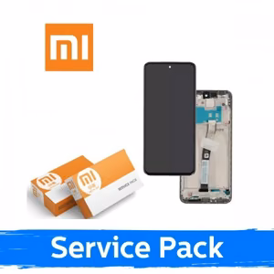 Raamiga LCD-ekraan Xiaomi Redmi Note 10 / Note 10S / Poco M5s jaoks, must (Service Pack)