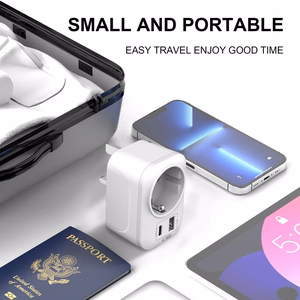 Tech-Protect TA100 UK Adapter - valge