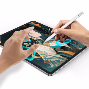 Acefast V3 mahtuvusstiilet iPad juhtmevaba laadimise ja 2 vahetatava otsikuga - valge