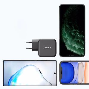 Choetech GaN USB Type C wall Laadija 61W Power Delivery must (Q6006)