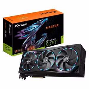 Graafikakaart Gigabyte NVIDIA GeForce RTX 5070 Ti 16GB GDDR7 256 bit PCIe 5.0 GV-N507TAORUSM-16GD