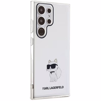 Karl Lagerfeld IML Choupette ümbris jaoks Samsung Galaxy S24 Ultra - läbipaistev