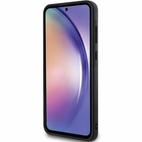 Hello Kitty Metal Logo Kitty Head ümbris jaoks Samsung Galaxy A55 - must