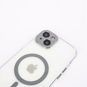 Moshi iGlaze MagSafe ümbris seadmele iPhone 15, läbipaistev Meteorite Gray detailidega
