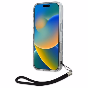 Karl Lagerfeld Zebra With Cord iPhone 16 Pro Ümbris - lilla