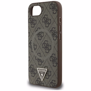 GUESS ümbris jaoks IPHONE 16e (SE 4 2025) compatible with MagSafe GUHMPSE4P4TDPW (PU 4G RingTriangle Logo) brown