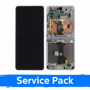 LCD ekraan Samsung F766 Z Flip7 (SISEMINE) raamiga / Mint / (Service Pack)