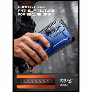 Supcase Unicorn Beetle Pro Mag MagSafe 2-komplektne ümbris Samsung Galaxy S26-le - mereväe sinine ja must