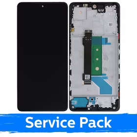 LCD ekraan ühilduv Xiaomi Redmi Note 12 Pro+ 5G must raamiga (Service Pack)