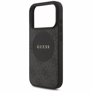 Guess 4G Circle Classic Logo MagSafe ümbris jaoks iPhone 17 Pro - must