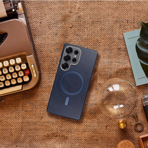 GENTLEMAN MAG COVER Ümbris compatible koos MagSafe jaoks SAMSUNG A17 tumesinine sinine