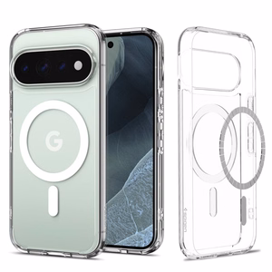 Spigen Ultra Hybrid Mag MagSafe ümbris Google Pixel 11 Prole, läbipaistev / valge