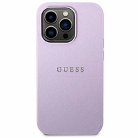 Guess Saffiano Strap Ümbris jaoks iPhone 14 Pro Max 6.7" - lilla
