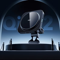 ESR Halolock Magnetic QI2 Car Hoidja koos MagSafe 15W Induktiivne Laadija jaoks Air Vent - must