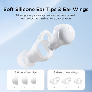 Joyroom JR-TS2 Cozydots Series Wireless TWS Headphones for Sleeping ANC Bluetooth 5.3 - White