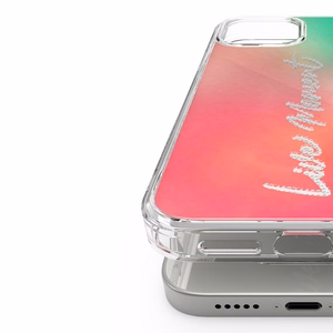 Ringke Fusion Design PC ümbris TPU kaitsekattega iPhone 12 Pro Max'ile roosa-roheline (GNAP0028)